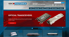 Desktop Screenshot of gbcphotonics.com